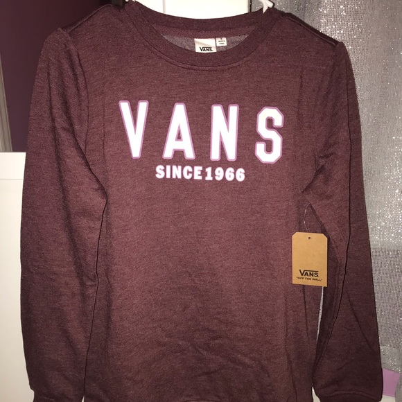 Vans | Tops | Burgundy Hoodie | Poshmark